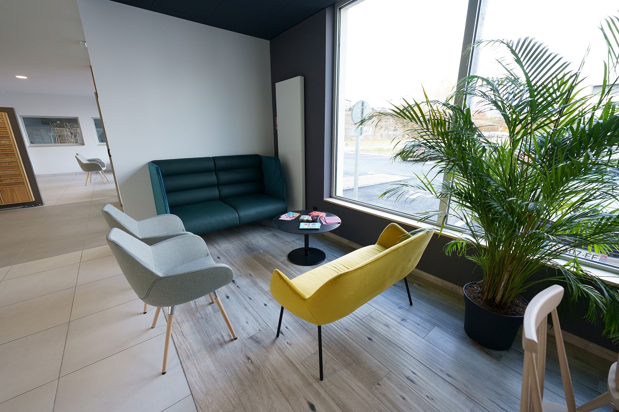 Salle d'attente, résidence Darwin pour jeunes actifs à Aurillac